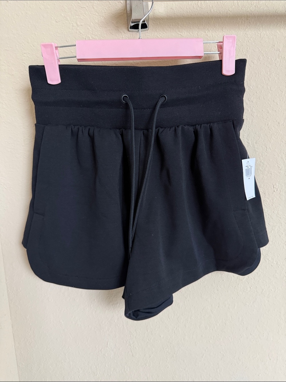 NWT Old Navy active dynamic fleece extra high waited Drawstring Knit Shorts XS